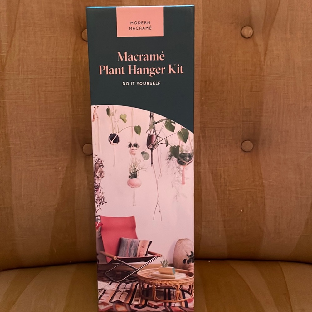 Modern Macrame plant hanger kit